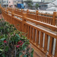 美丽乡村,特色小镇新亮点-水泥仿木护栏,产品特点